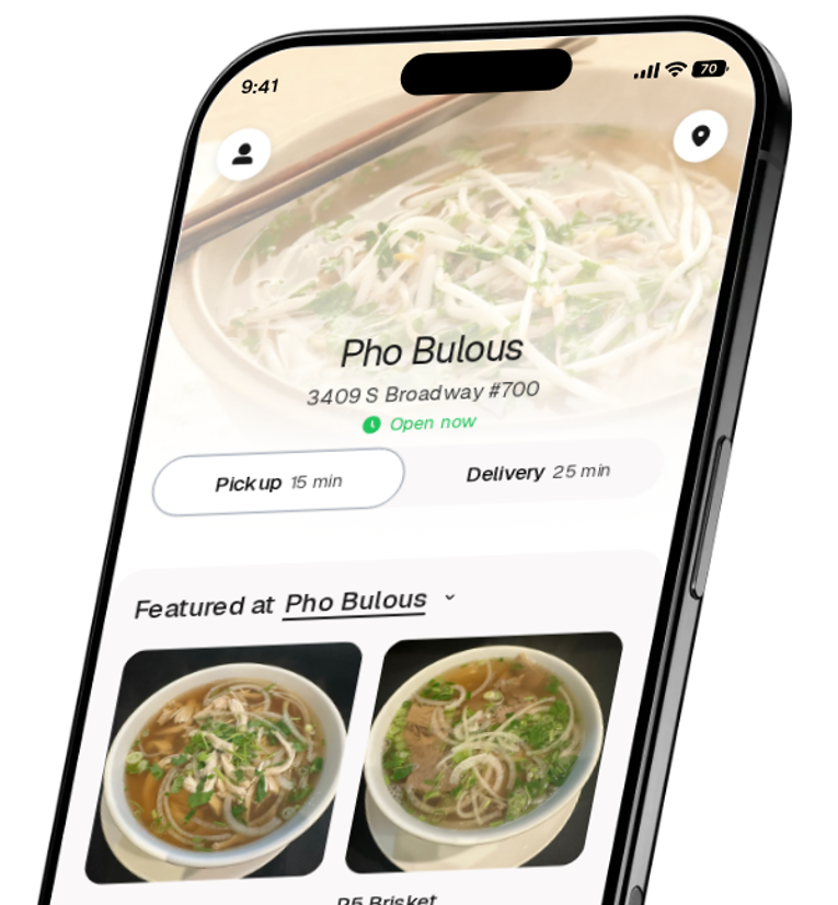 Pho Bulous app preview