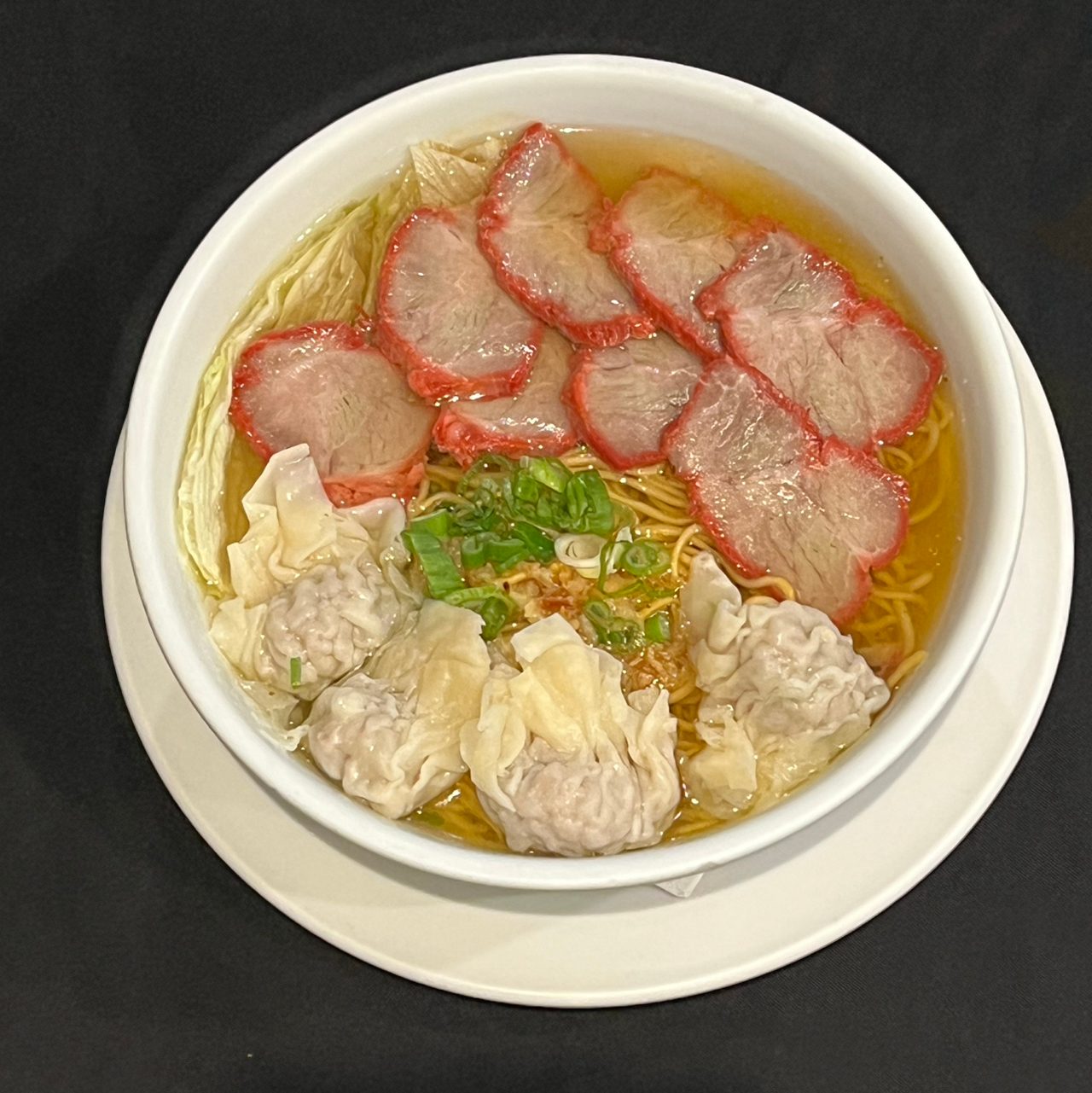 E6. Pho Bulous Egg Wonton Noodle Soup.