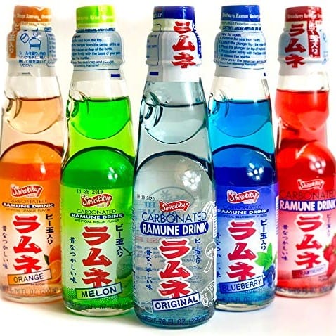 Ramune (Blue Hawaii) Bottle.