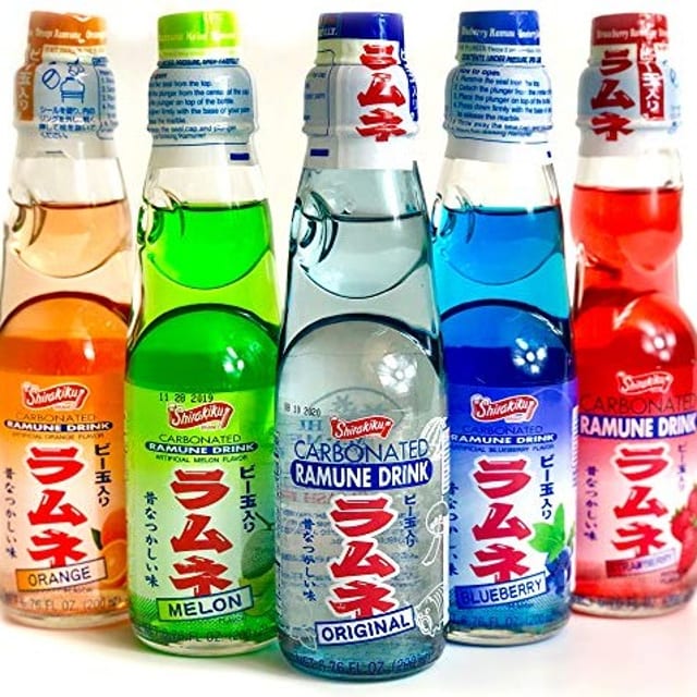 Ramune (Blue Hawaii) Bottle.