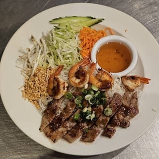 5. Grilled Pork & Shrimp Platter