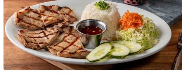2. Grilled Pork Platter.